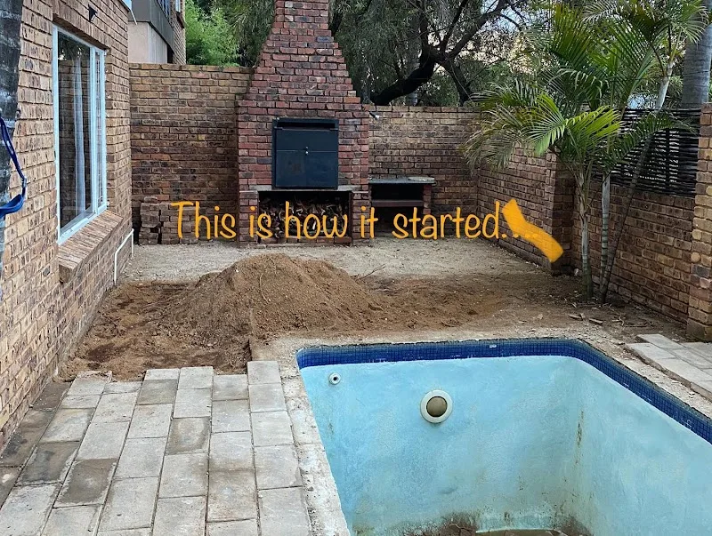 MJ Construction pool renovation start