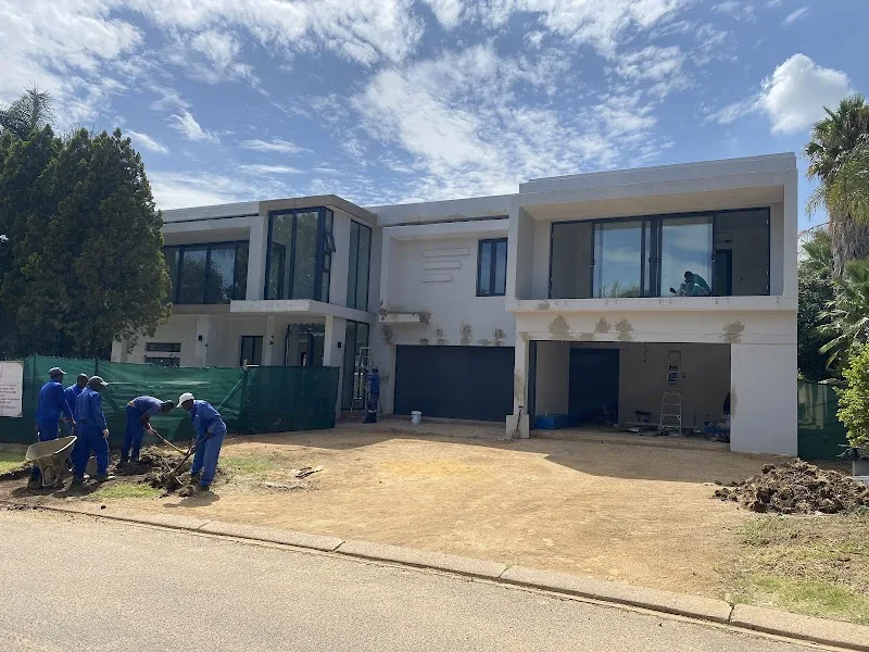 MJ Construction modern residential project in progress